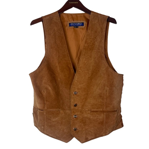 Beyond Leather Jackets & Coats Vintage Beyond Leather Mens Brown